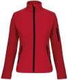 KB400 Women's Contemporary Softshell Red colour image